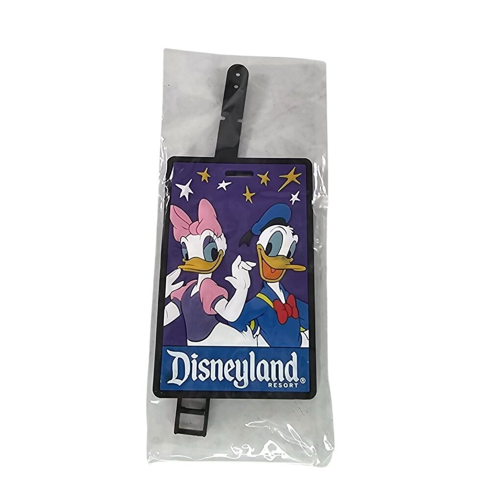 Disneyland Resort Donald and Daisy Duck Travel Luggage Tag NEW